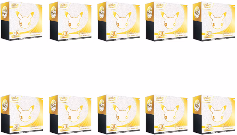 2026 Pokémon Mega Evolution 30th Celebration Pokemon Center Elite Trainer Box 10x Lot