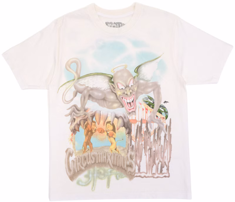 Travis Scott Utopia Circus Maximus 2023 Tour III Tee White