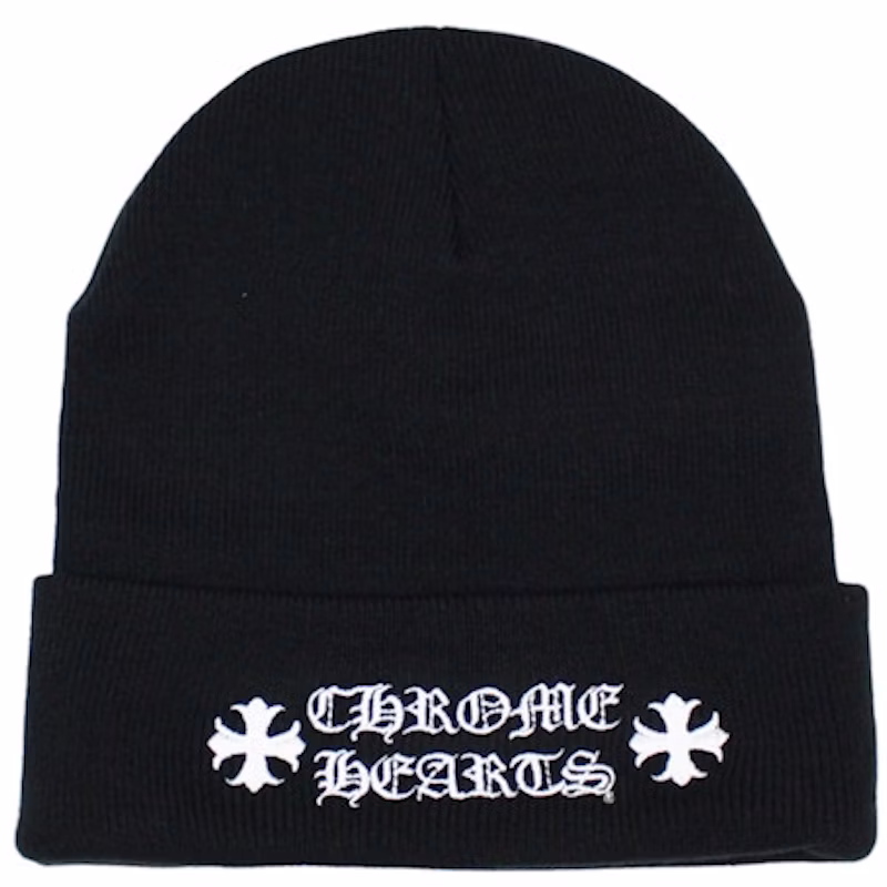 Chrome Hearts Logo Beanie Black