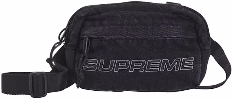 Supreme Denim Mini Shoulder Bag Black