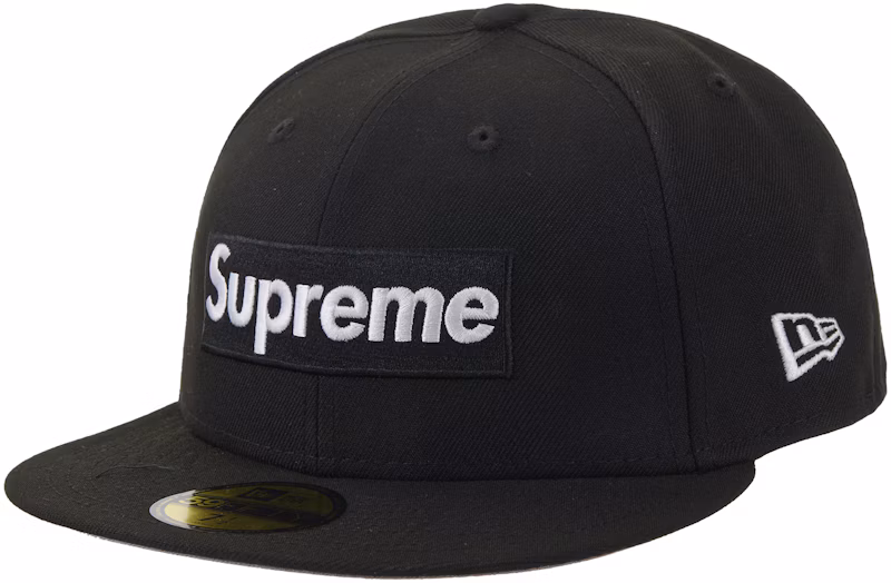 Supreme Ghostface Box Logo New Era 59Fifty Cap Black