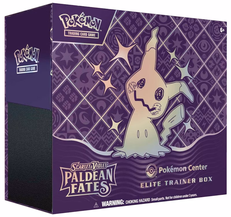 2024 Pokémon Scarlet & Violet Paldean Fates Pokemon Center Elite Trainer Box