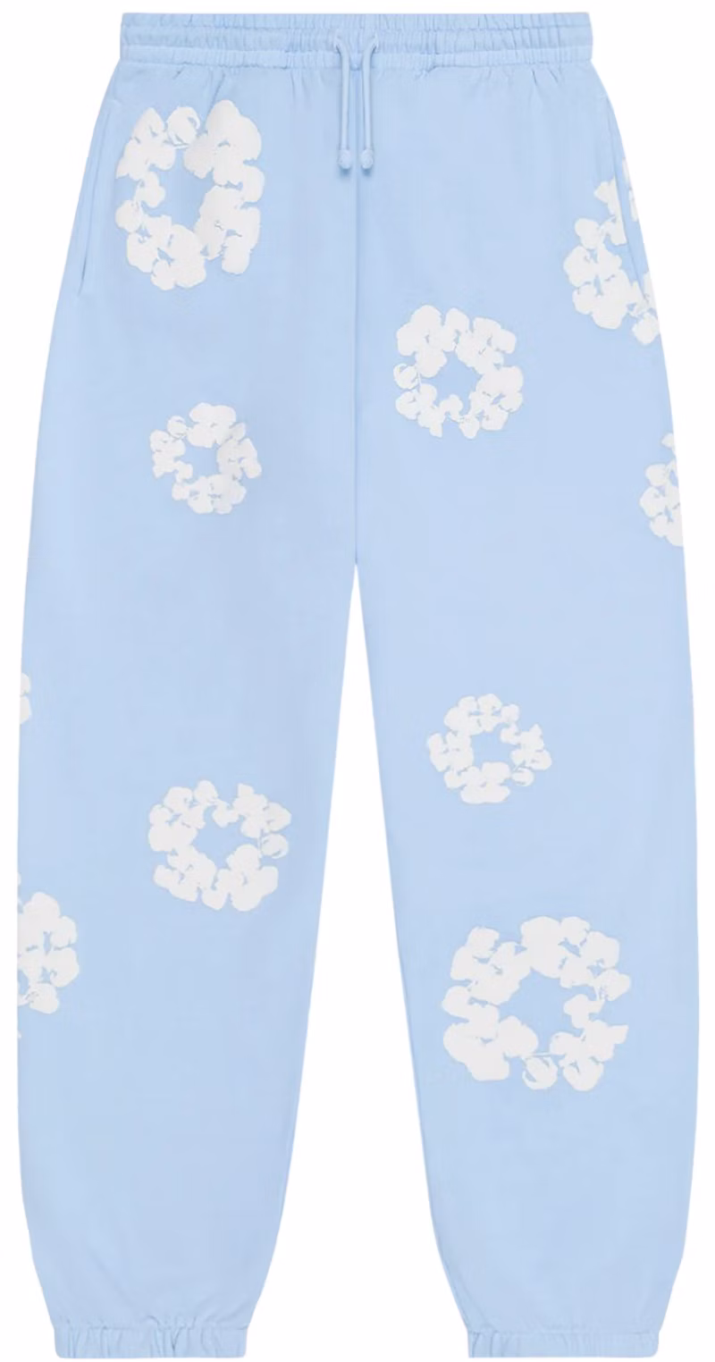 Denim Tears The Cotton Wreath Sweatpants Powder Blue