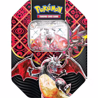 Pokémon Scarlet & Violet Paldean Fates Shiny Charizard Tin