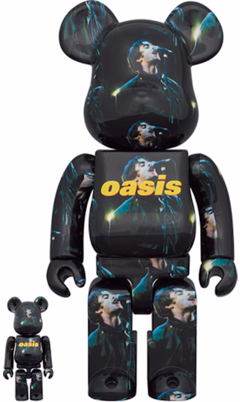 Bearbrick x Oasis Knebworth 1996 (Liam Gallagher) 100% & 400% Set