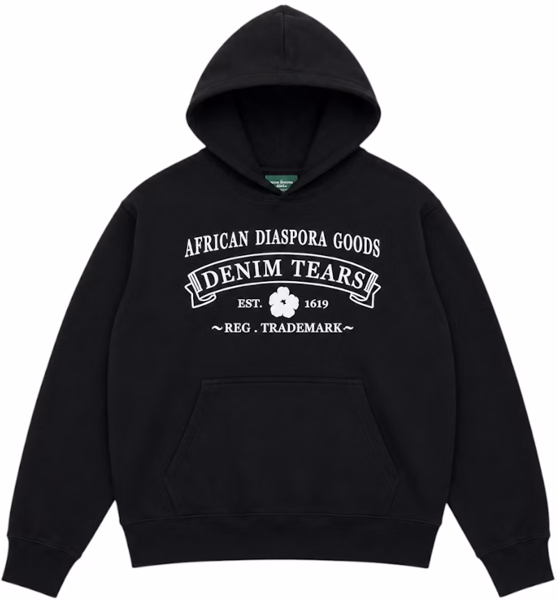 Denim Tears ADG Hoodie Black White