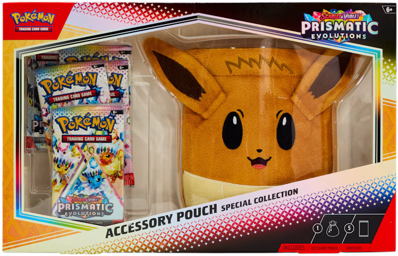 Pokémon Scarlet & Violet Prismatic Evolutions Accessory Pouch Special Collection