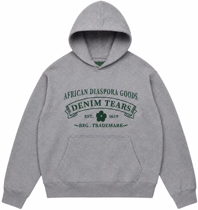 Denim Tears ADG Hoodie Grey Green