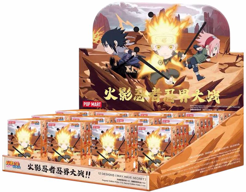 Pop Mart Pop Mart Naruto Ninkai Taisen Series Figure Sealed Case (12 Blind Box)