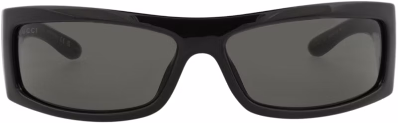 Gucci Shield-Frame Injection Sunglasses Black Black Grey (GG1492S-30014769-007)