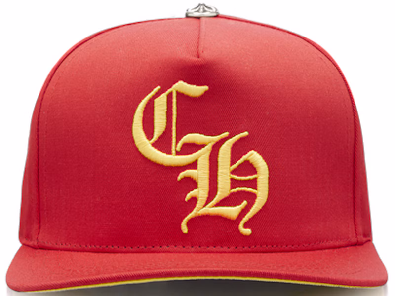 Chrome Hearts CH Silver Button Hat Red/Yellow