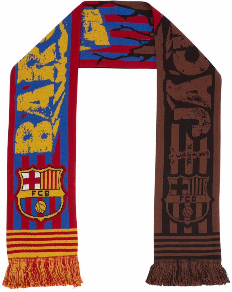 Travis Scott x FC Barcelona Jack Football Club Scarf Multicolor