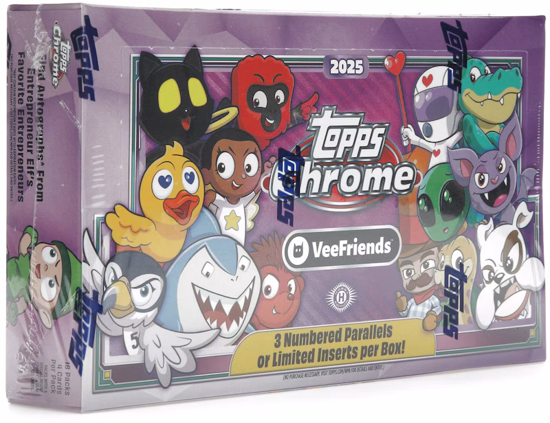 2025 Topps Chrome VeeFriends Hobby Box