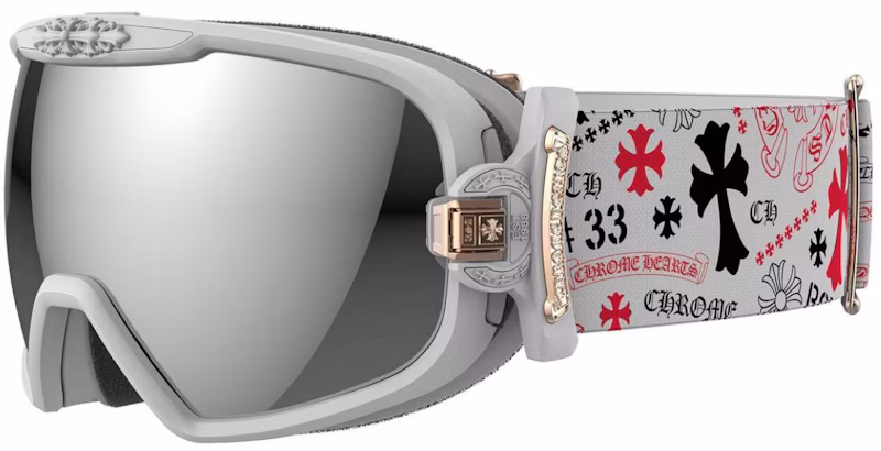 Chrome Hearts Snow Goggles White