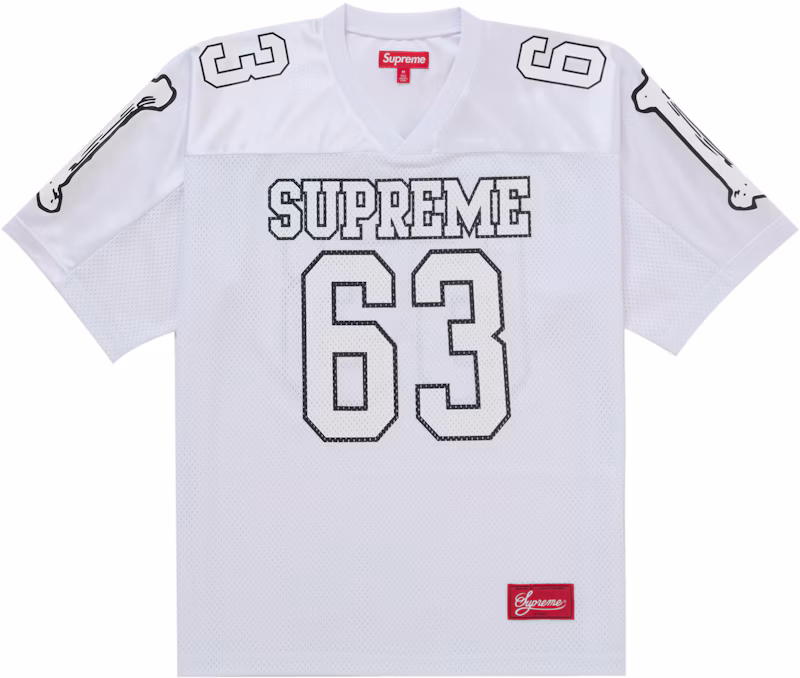 Supreme Bones Football Jersey White