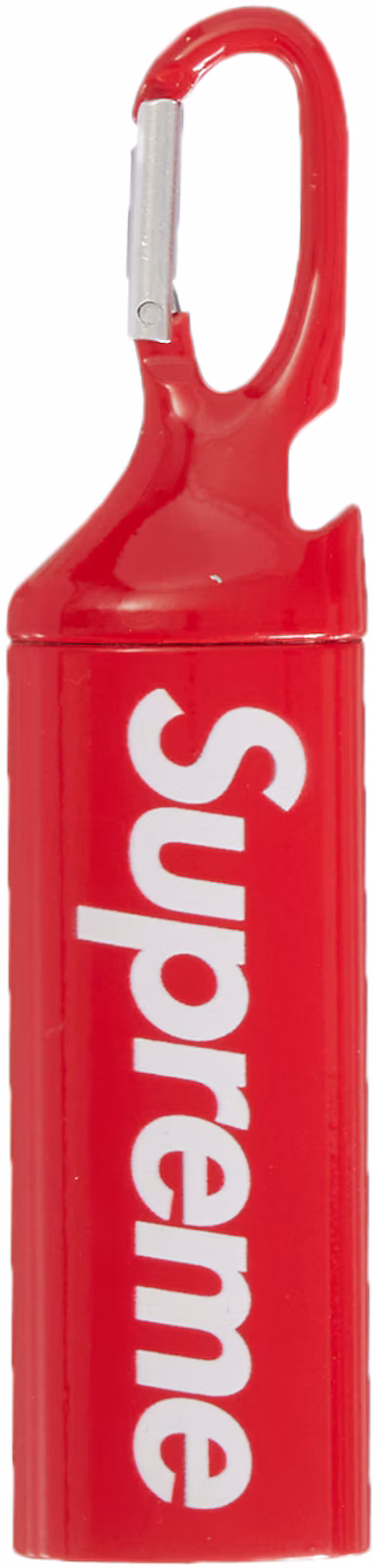 Supreme Lighter Case Carabiner Red