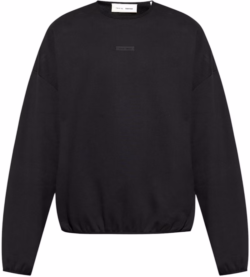 Fear of God Essentials Fleece Hoodie Jet Black