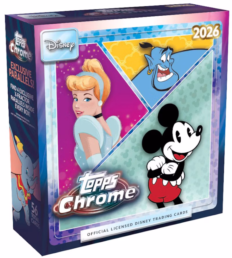 2026 Topps Chrome Disney Mega Box