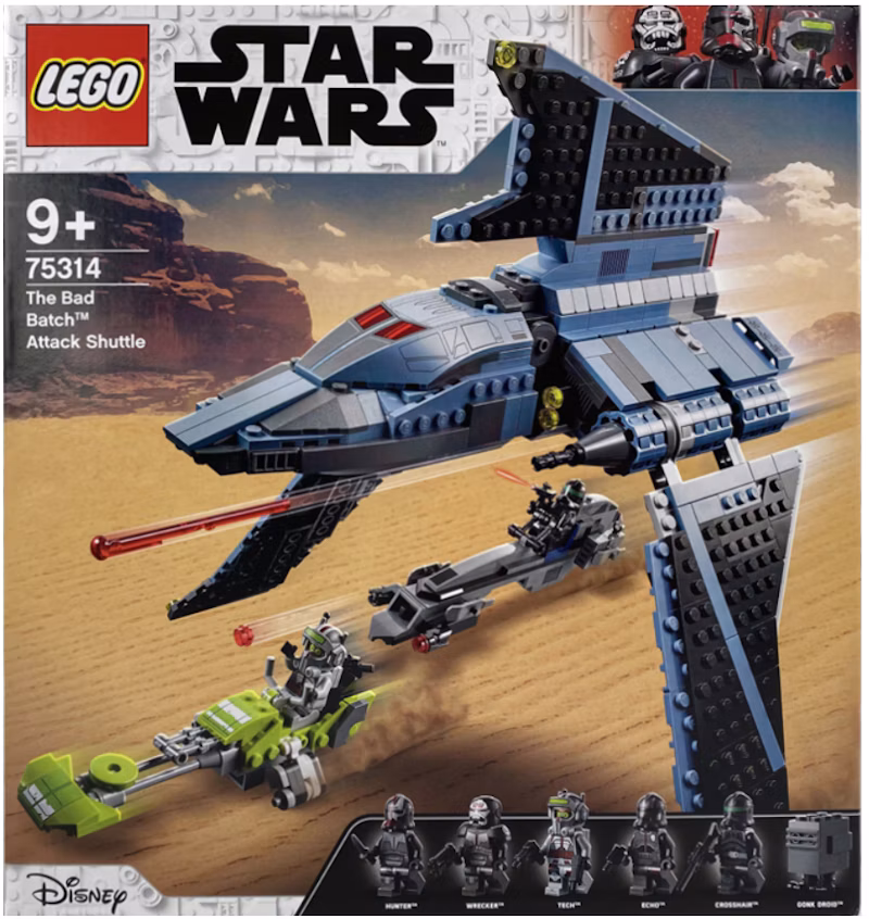 LEGO Star Wars The Bad Batch Attack Shuttle Set 75314