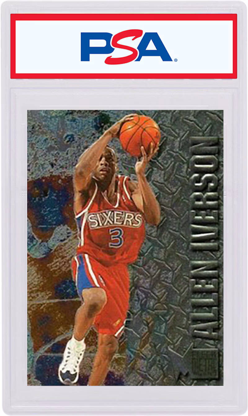Allen Iverson 1996 Fleer Metal Rookie #201 (PSA or BGS Graded)