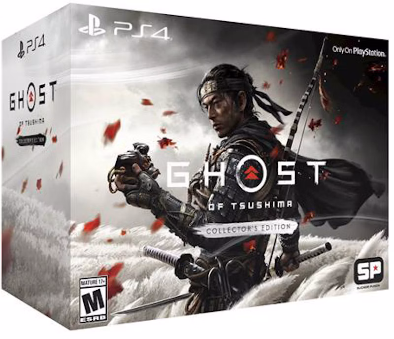 Sony PS4 Ghost of Tsushima Collector's Edition Video Game Bundle 3003936