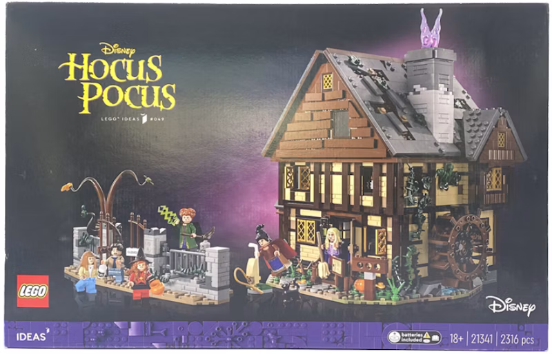 LEGO Ideas Disney Hocus Pocus: The Sanderson Sisters' Cottage Set 21341