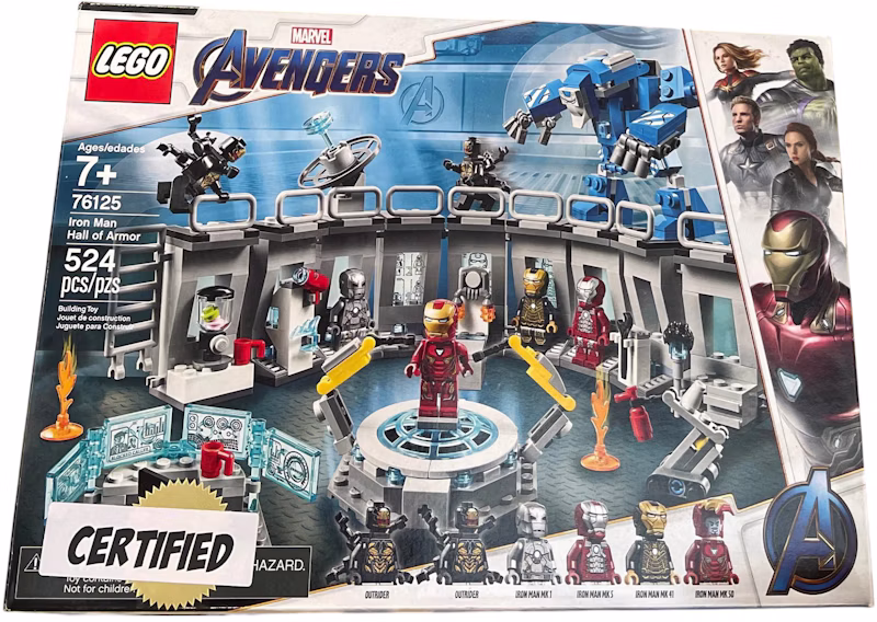 LEGO Marvel Super Heroes Iron Man Hall of Armor Set 76125