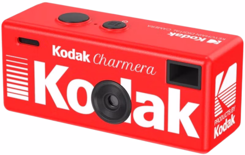 Kodak CHARMERA Digital Camera Keychain Red