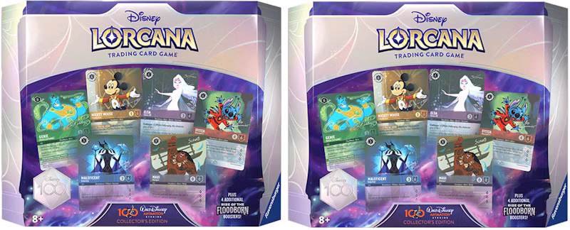Disney Lorcana TCG Disney100 Collector's Edition Rise of the Floodborn Booster Pack 2x Lot