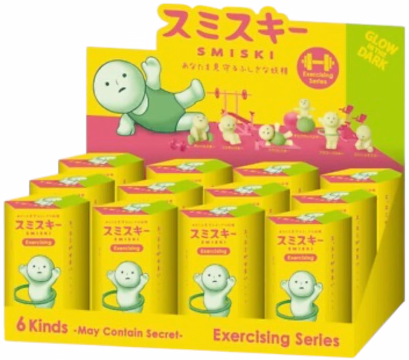 Smiski Exercising Series Sealed Case (12 Blind Box)