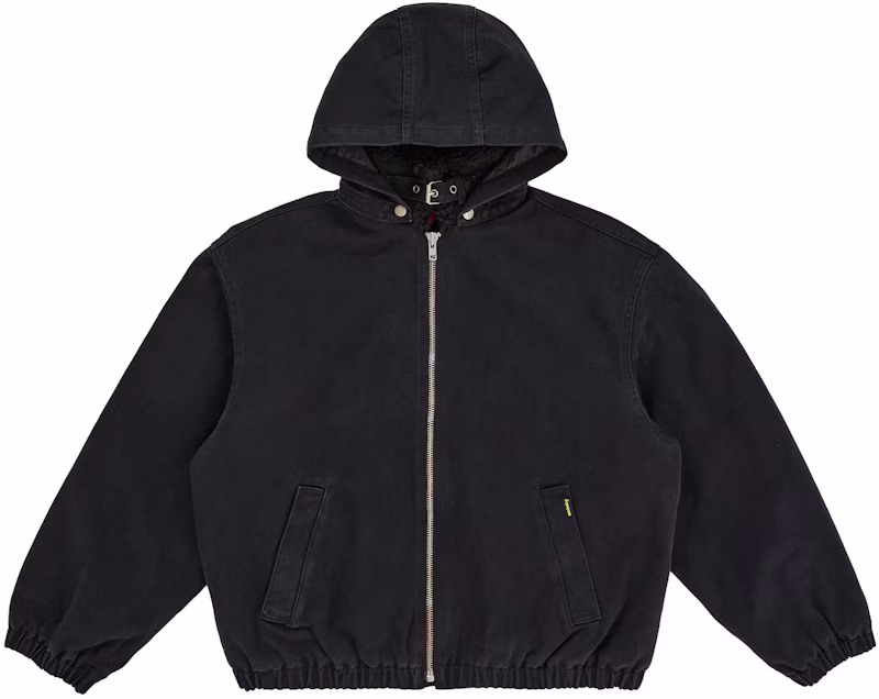 Supreme Faux Shearling Lined Bomber Jacket (FW26) Black