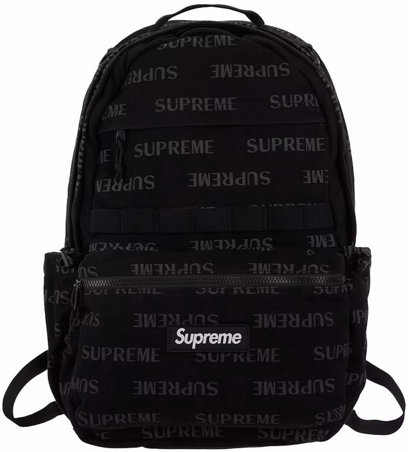 Supreme Logo Backpack (FW26) Black