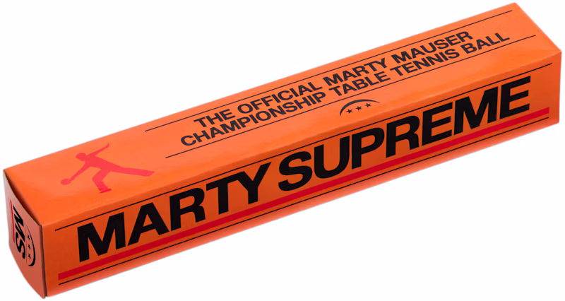 A24 Marty Supreme Championship Table Tennis Ball Set Orange