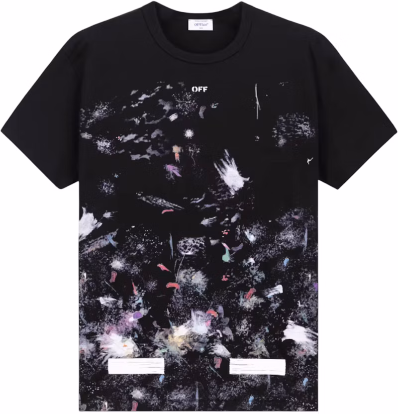 OFF-WHITE Galaxy Brushed T-shirt (SS26) Black/Blue