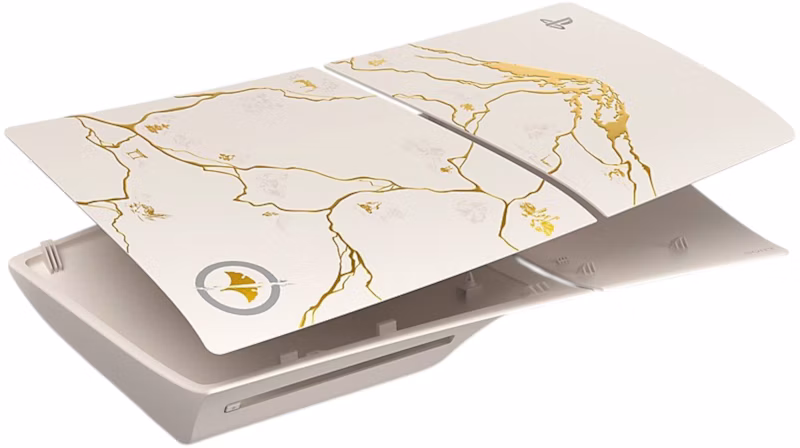 Sony PlayStation 5 PS5 - Ghost of Yotei Gold Limited Edition Console Cover