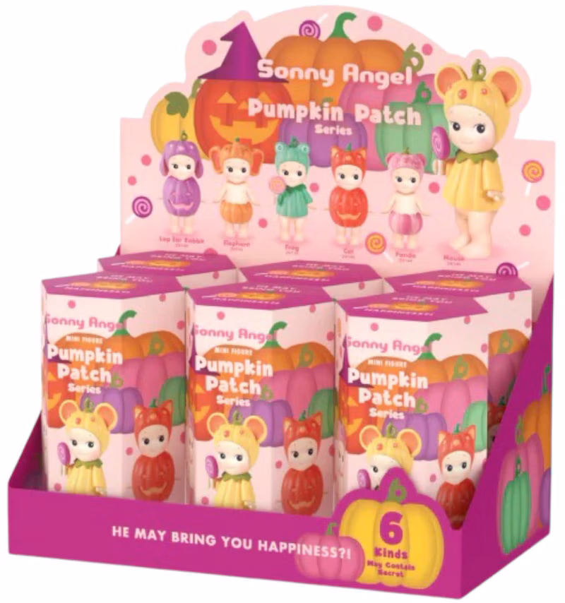 Sonny Angel Pumpkin Patch Series Sealed Case (6 Blind Boxes)
