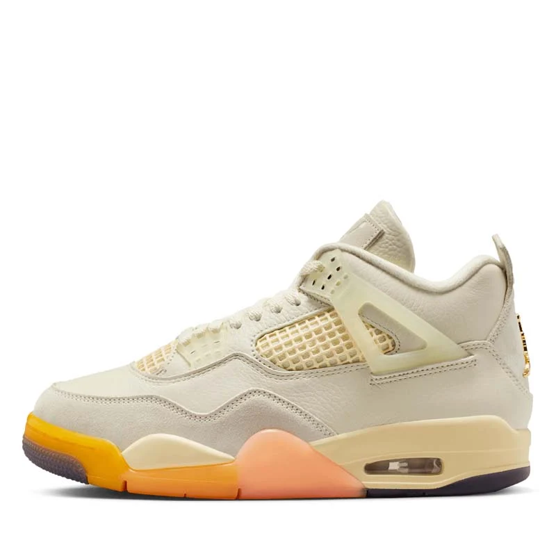 Jordan Brand Women's Air Jordan 4 Retro 'Birds Of Paradise' - Coconut Milk/Muslin