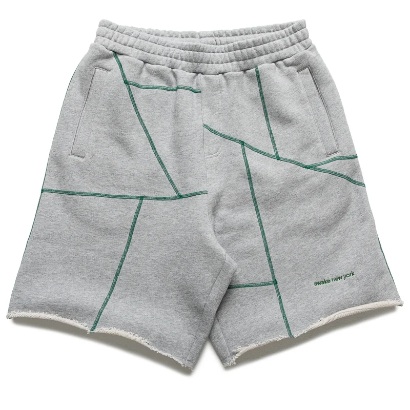 Awake NY Campus Shorts - Heather Grey