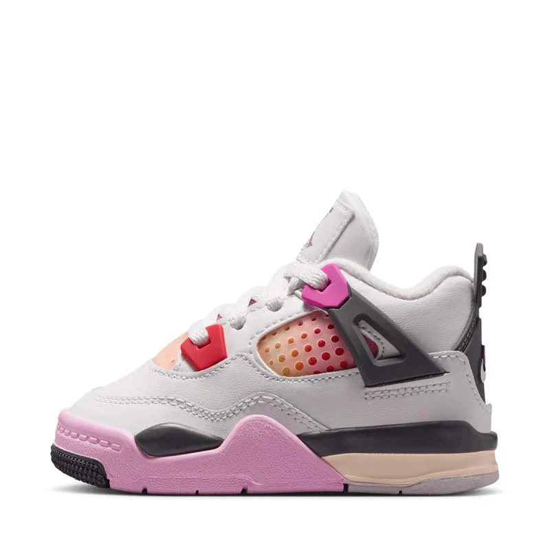 Jordan Brand Jordan 4 Retro 'Comic' (TD) - Off White/ Fire Pink