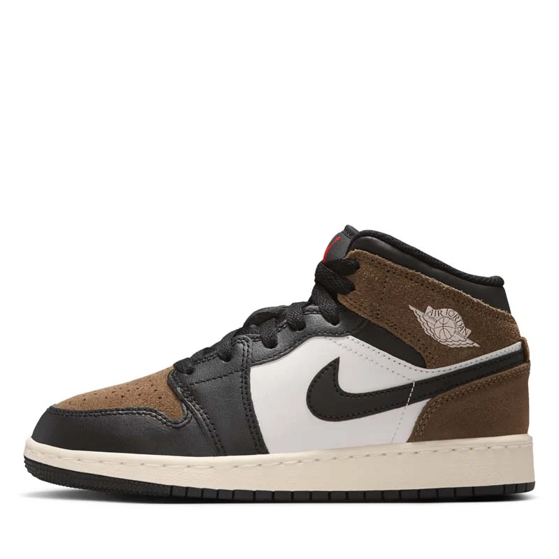 Jordan Brand Air Jordan 1 Mid (GS) - Black/Phantom