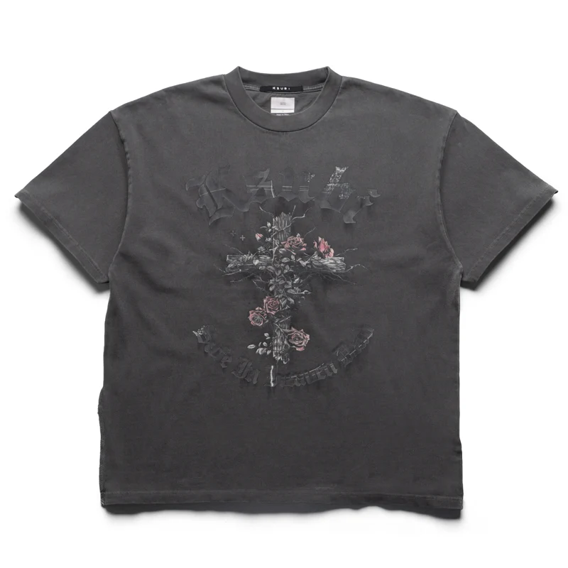 Ksubi Thorned Ekcess Tee - Charcoal