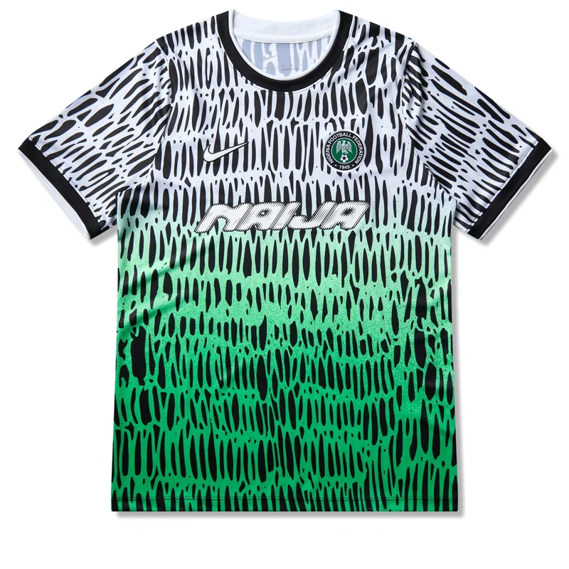 Slawn x Nigeria x Nike Academy Pro Soccer Top - Black/White