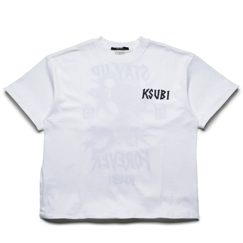 Ksubi Stay Up Ekcess Tee - Tru White