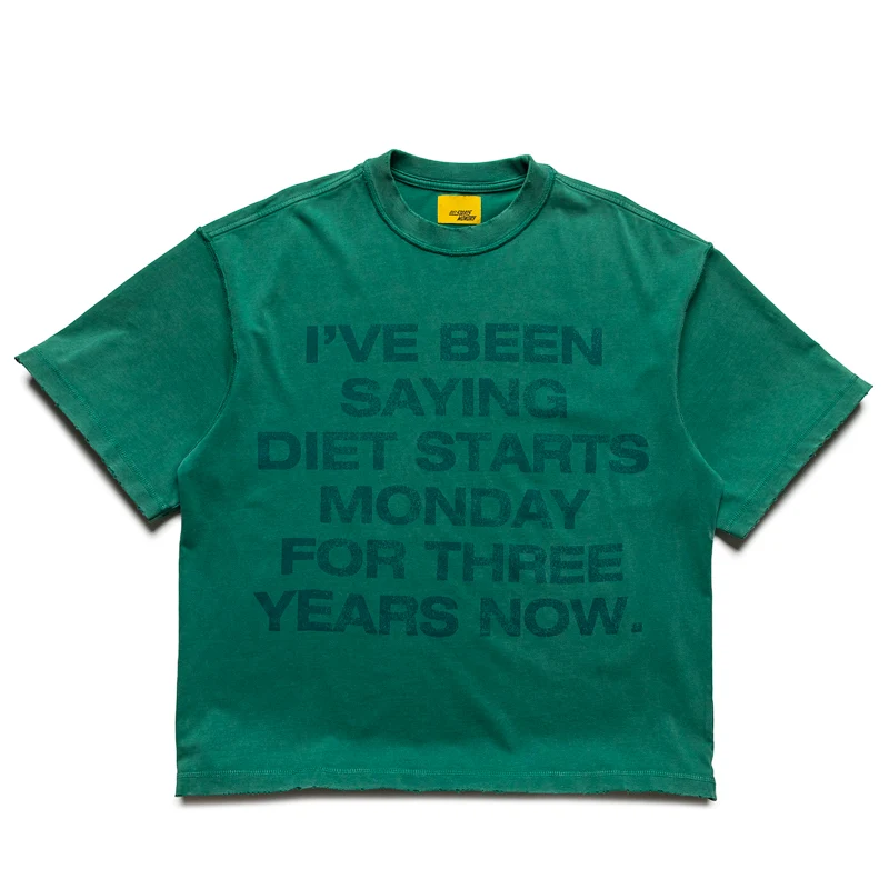 Diet Starts Monday 3 Year Tee - Olive