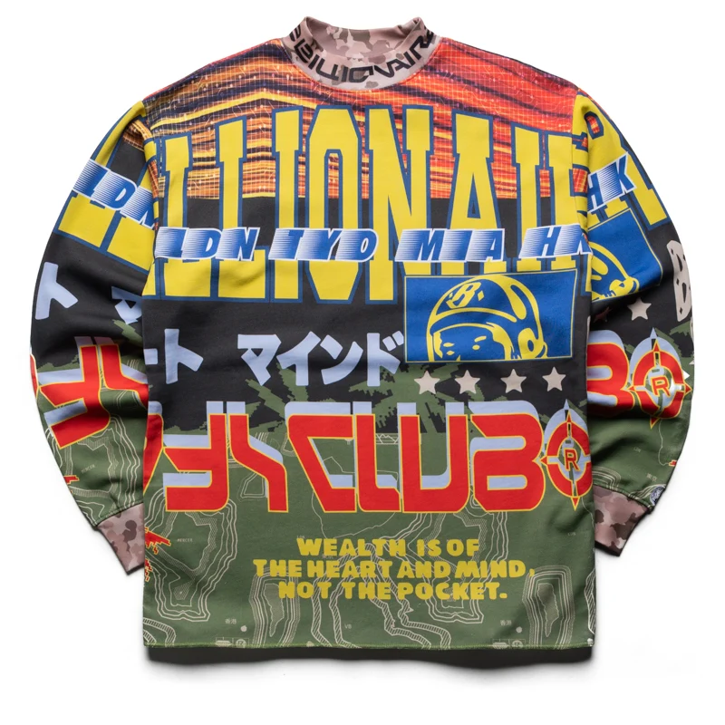Billionaire Boys Club Northstar L/S Knit Tee - Multi