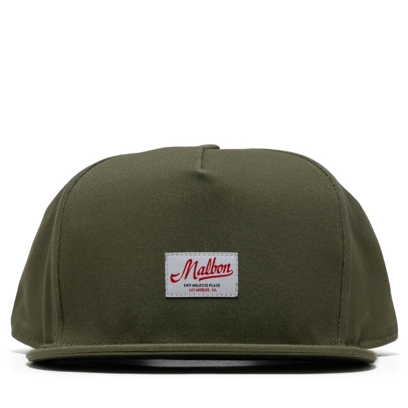 Malbon Golf Benchmark Snapback - Military Green