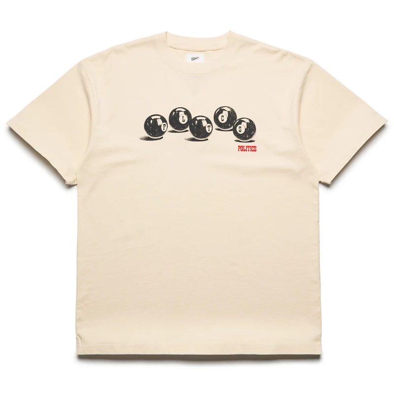 Politics Corner Pocket Tee - Off White