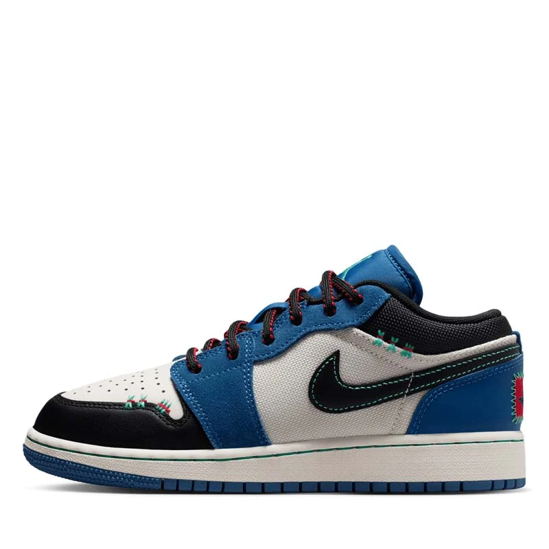 Jordan Brand Air Jordan 1 Low SE (GS) - True Blue/Black