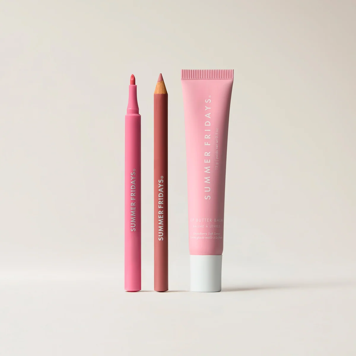 Summer Fridays Lip Combo in Strawberry Soft Serve | TikTok Exclusive