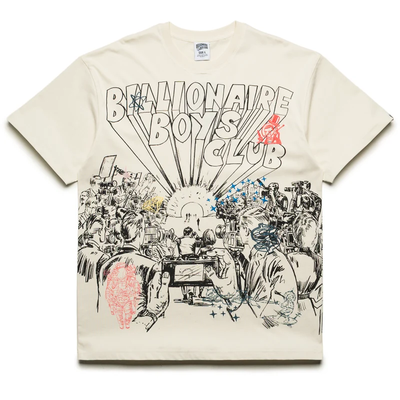 Billionaire Boys Club Paparazzi SS Tee - Gardenia
